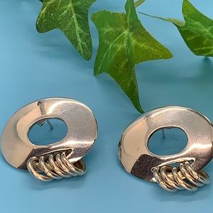 925 Silver Earrings stamped DE